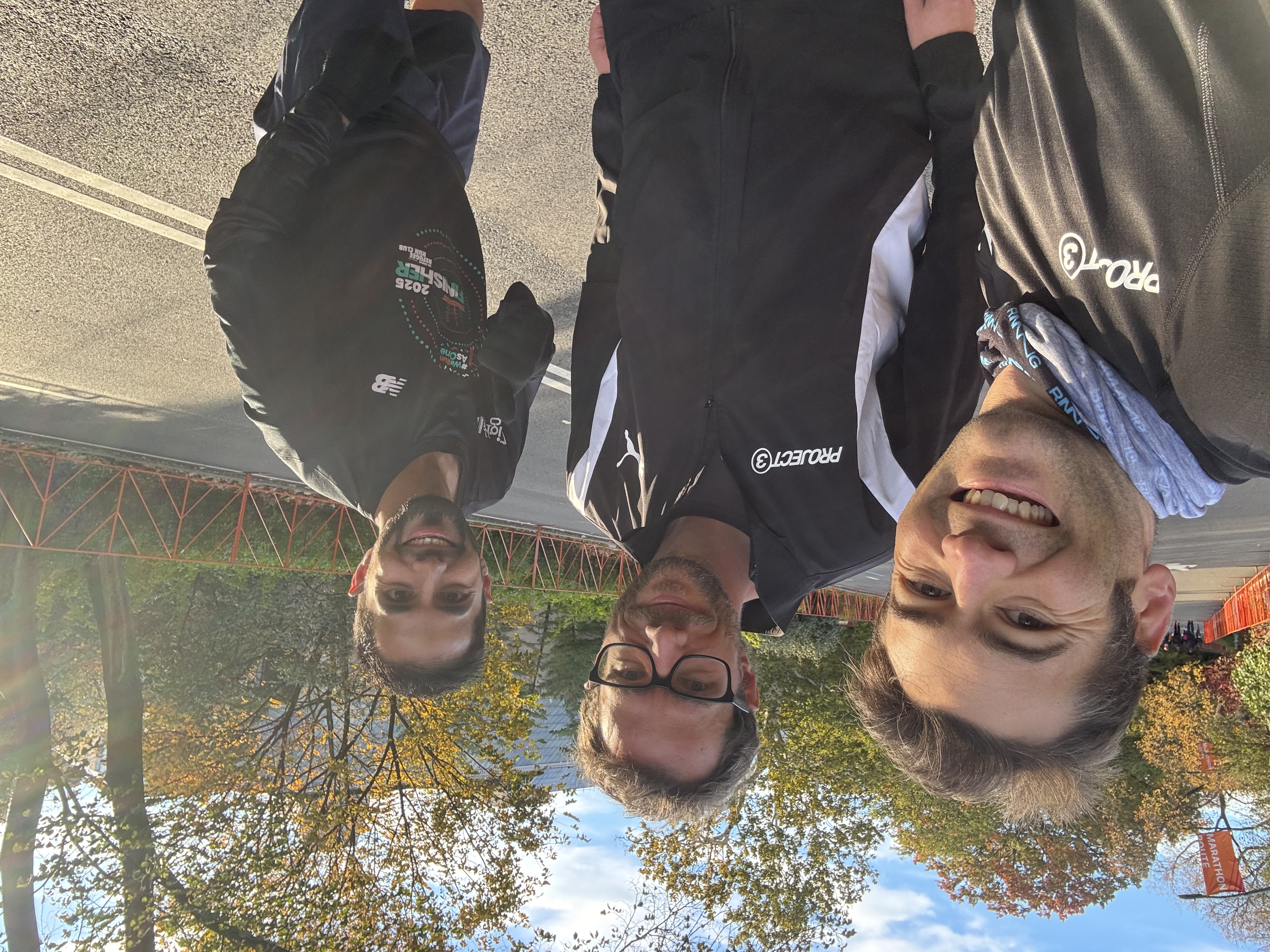 Central Park New York City with friends, the day before New York Marathon 2025